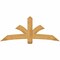 Ekena Millwork Davenport Rough Sawn Timber Gable Bracket, Western Red Cedar, 72"W x 30"H x 2"D x 6"F, 10/12 Pitch GBW072X30X0206DAV00RWR - alternate 1